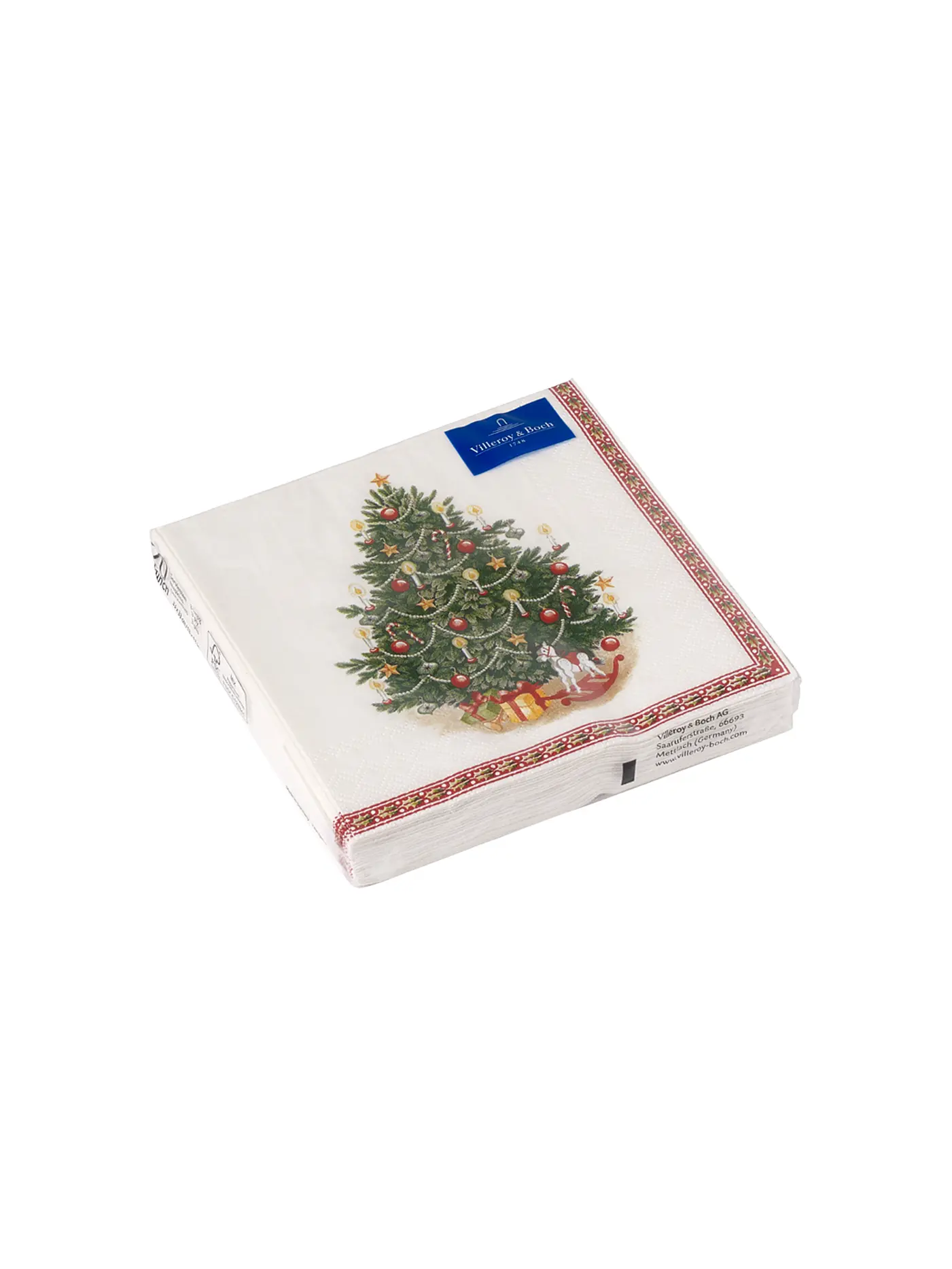 VILLEROY & BOCH | Weihnachts-Cocktail Servietten Tannenbaum "Winter Specials" | 